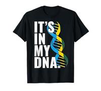 Grafica patriottica con Impronta Digitale della Bandiera delle Radici del Ruanda Maglietta