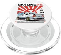 Grafica per auto vintage JDM Skyline Street Racing in stile Y2K PopSockets PopGrip per MagSafe