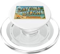 Grafica post art vintage per souvenir della città di Daytona Beach, Florida PopSockets PopGrip per MagSafe