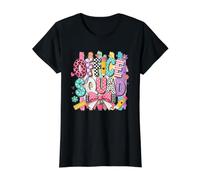 Grafica Professionale per Il Lavoro di Squadra di Office Squad Admin Maglietta con Stampa Grafica Economica, Donna, Nero, XL