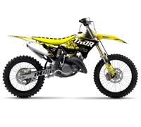 Grafica RESTYLE RM125 RM250 2001 - 2008 Suzuki RM 125 250 Polisport Decalcomanie