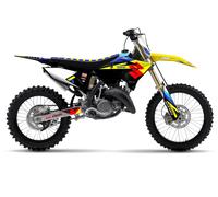 Grafica RESTYLE RM125 RM250 2001 - 2008 Suzuki RM 125 250 Polisport Decalcomanie