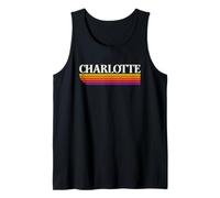 Grafica retrò Charlotte North Carolina - Charlotte NC Canotta