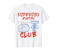Grafica retrò del caffè Espresso Martini Club per Gli Amanti del caffè Maglietta