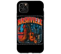 Grafica retrò della città musicale di Nashville Bootleg Custodia per iPhone 11 Pro Max