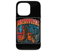 Grafica retrò della città musicale di Nashville Bootleg Custodia per iPhone 13 Pro