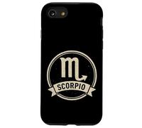 Grafica retrò dello Scorpione Zodiaco Custodia per iPhone SE (2020) / 7 / 8