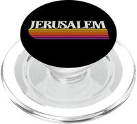 Grafica retrò di Gerusalemme Israele PopSockets PopGrip per MagSafe