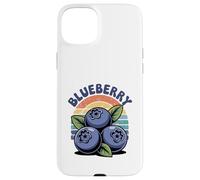 Grafica retrò mirtillo Custodia per iPhone 15 Plus