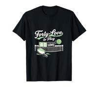 Grafica retrò per tabellone segnapunti Forty-Love to Play Pickleball Maglietta