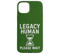 Grafica retrò riflettente Legacy Human Hourglass Custodia per iPhone 15 Plus