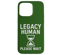 Grafica retrò riflettente Legacy Human Hourglass Custodia per iPhone 15 Pro Max
