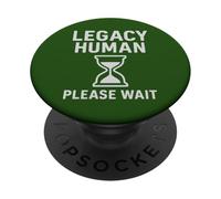 Grafica retrò riflettente Legacy Human Hourglass PopSockets PopGrip Adesivo