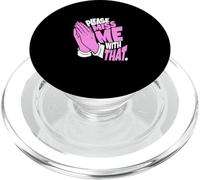 Grafica rosa con scritta "Not Me Thanks Pink Color PopSockets PopGrip per MagSafe