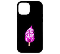Grafica rosa Don't Slip Stay Lit rosa Custodia per iPhone 12 mini