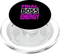 Grafica rosa Final-Boss-Energy Pink PopSockets PopGrip per MagSafe