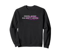 Grafica rosa Keep It Moving rosa Felpa