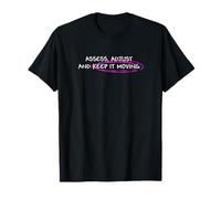 Grafica rosa Keep It Moving rosa Maglietta