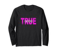Grafica Rosa Stay True Pink Maglia a Manica