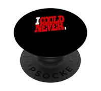 Grafica rossa I Could Never Red PopSockets PopGrip Adesivo