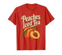 Grafica Souvenir retrò con tè Freddo alla Georgia Peaches Maglietta