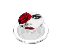 Grafica streetwear Dark Romance, Gothic Red Rose Lover PopSockets PopGrip per MagSafe
