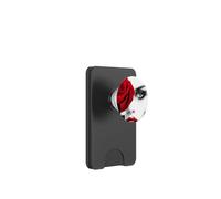 Grafica streetwear Dark Romance, Gothic Red Rose Lover PopSockets PopWallet per MagSafe