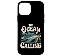 Grafica The Ocean is Calling Sea Turtle Adventure Custodia per iPhone 12 mini