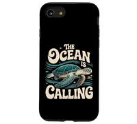 Grafica The Ocean is Calling Sea Turtle Adventure Custodia per iPhone SE (2020) / 7/8