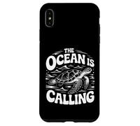Grafica The Ocean is Calling Sea Turtle Adventure Custodia per iPhone XS Max