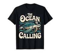 Grafica The Ocean is Calling Sea Turtle Adventure Maglietta