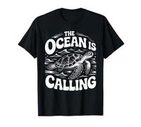Grafica The Ocean is Calling Sea Turtle Adventure Maglietta
