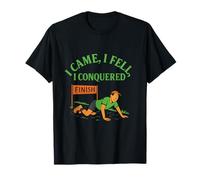 Grafica Trail Running I Came I Fell I Conquered Maglietta