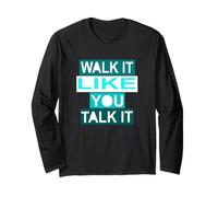 Grafica turchese Walk/Talk IT Turchese Maglia a Manica