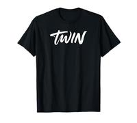 Grafica Twin Modern Slang Bold Minimalist Best Friend Maglietta
