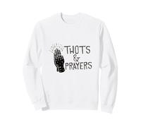 Grafica Umoristica Divertente di THOTS & Prayers Felpa