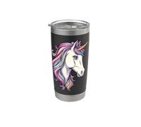 Grafica unicorno Bicchiere termico in acciaio inox doppia parete