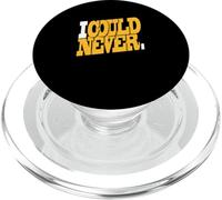 Grafica universitaria Varsity-Gold I could never yellow PopSockets PopGrip per MagSafe