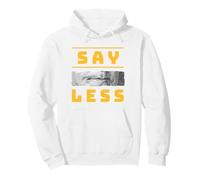 Grafica University Varsity-Gold Color Say Less WT Felpa con Cappuccio