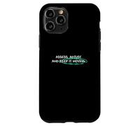 Grafica verde acqua chiaro Keep It Moving Light Teal Aqua Custodia per iPhone 11 Pro