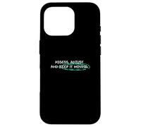 Grafica verde acqua chiaro Keep It Moving Light Teal Aqua Custodia per iPhone 16 Pro