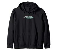 Grafica verde acqua chiaro Keep It Moving Light Teal Aqua Felpa con Cappuccio