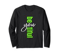Grafica verde Be-You-tiful verde Maglia a Manica