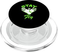 Grafica verde Stay Fly verde PopSockets PopGrip per MagSafe