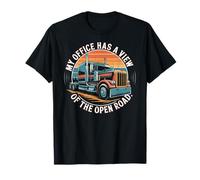 Grafica Vintage Big Truck Driver Maglietta
