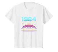 Grafica Vintage per Auto da Gioco retrò Legends Born del 1984 Maglietta, Bambini, Bianco, 12 Anni