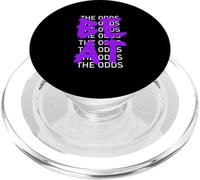 Grafica viola battere le probabilità viola PopSockets PopGrip per MagSafe