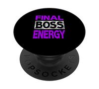 Grafica viola Final-Boss-Energy Purple PopSockets PopGrip Adesivo