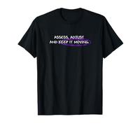 Grafica viola Keep It Moving Viola Maglietta