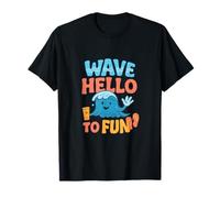 Grafica Wave Hello to Fun Summer Beach Maglietta